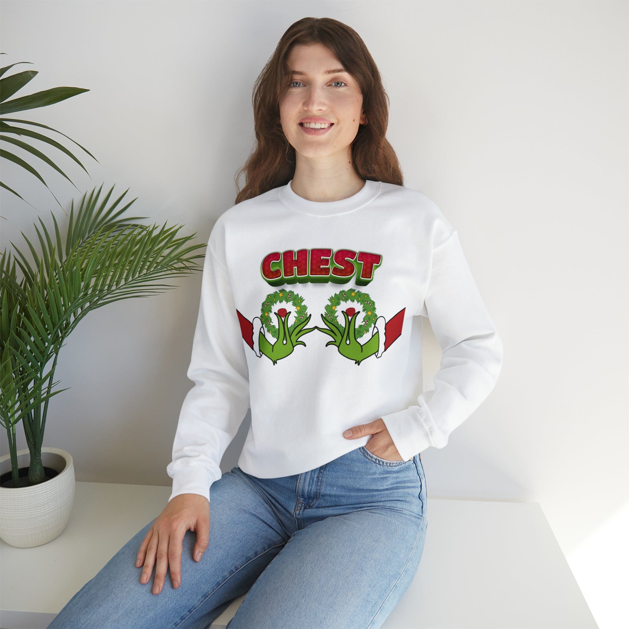 Chest Unisex Heavy Blend™ Crewneck Sweatshirt