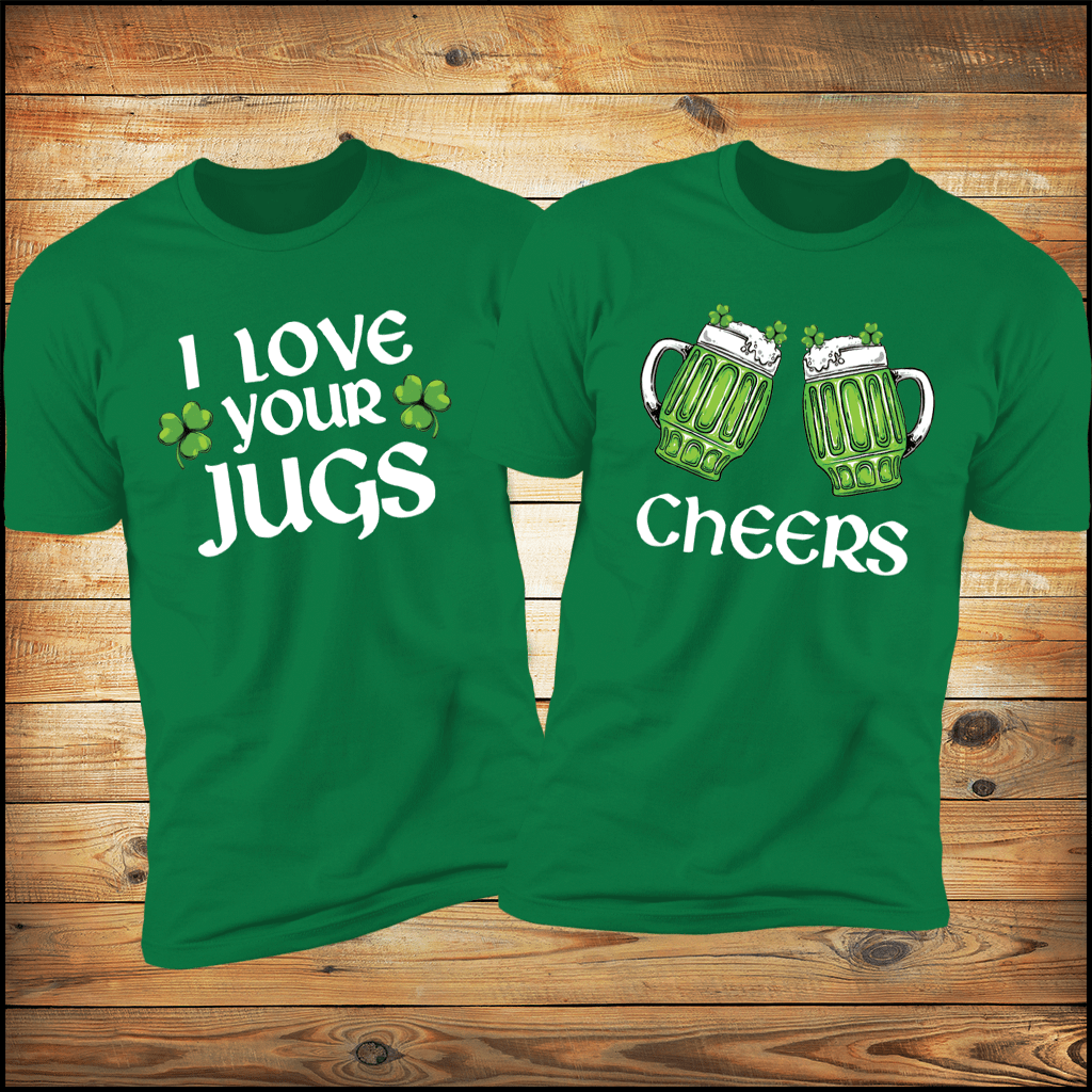 Hilarious St Patrick's Day Fun Drinking Shirts For Couples