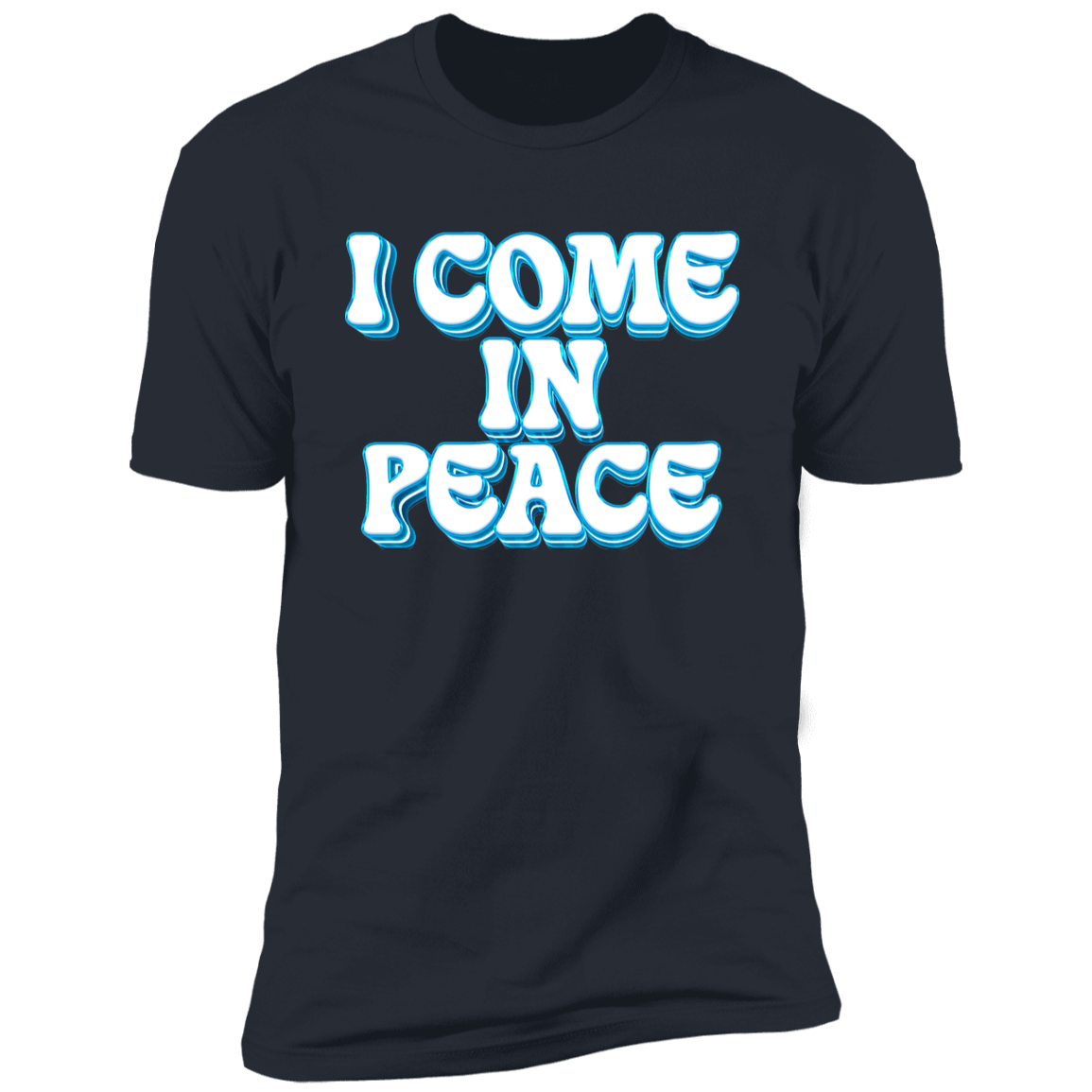 I Come In Peace & I'm Peace Funny Couples Shirts