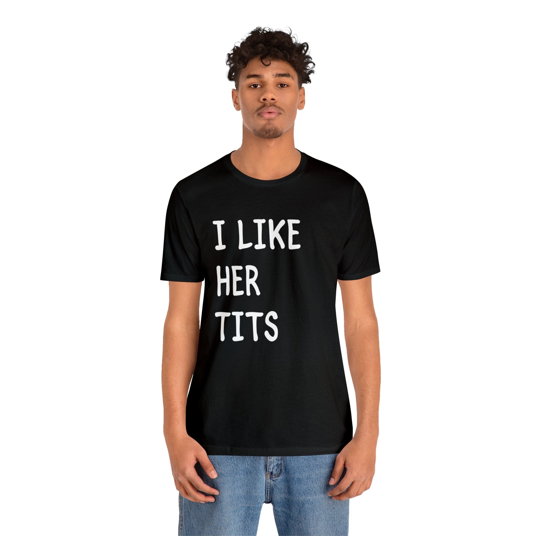 I Like Her Tits Deluxe Unisex Tee