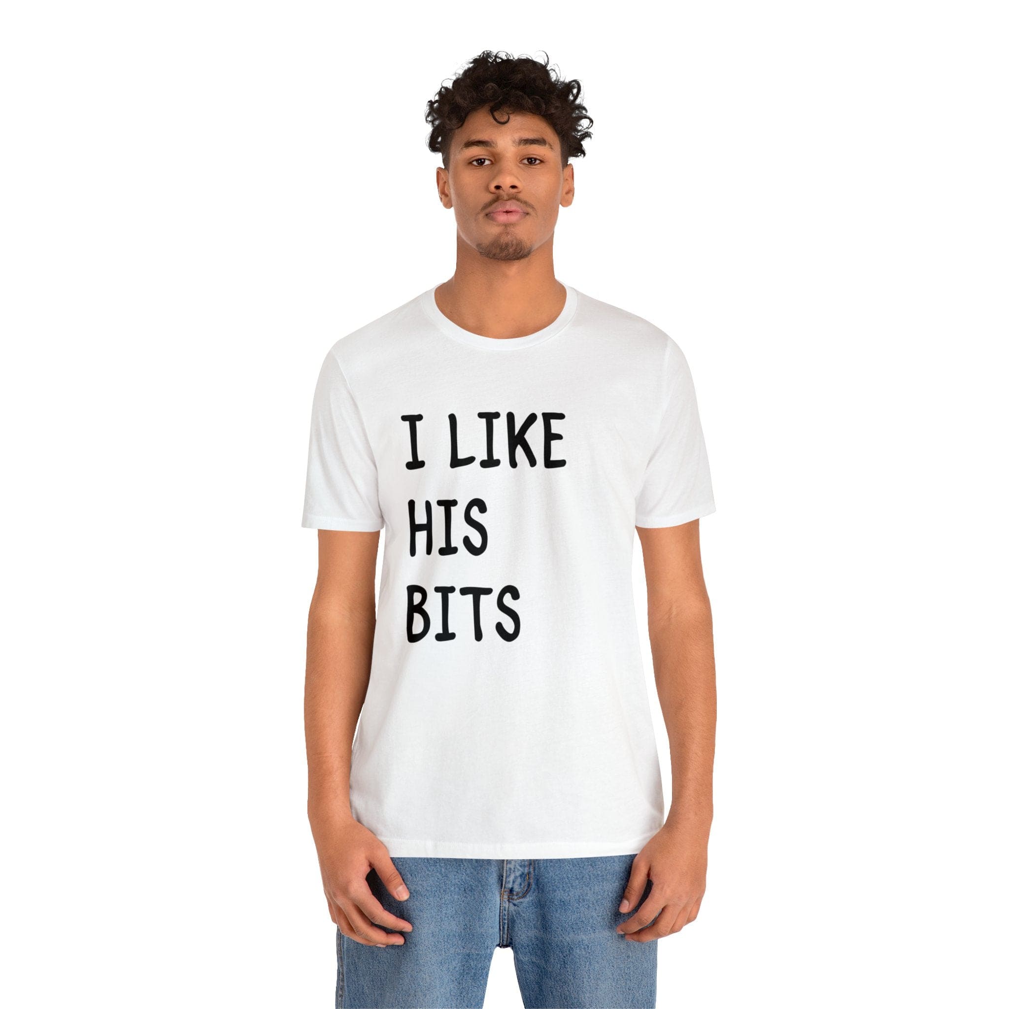 I Like His Bits Deluxe Unisex Tee