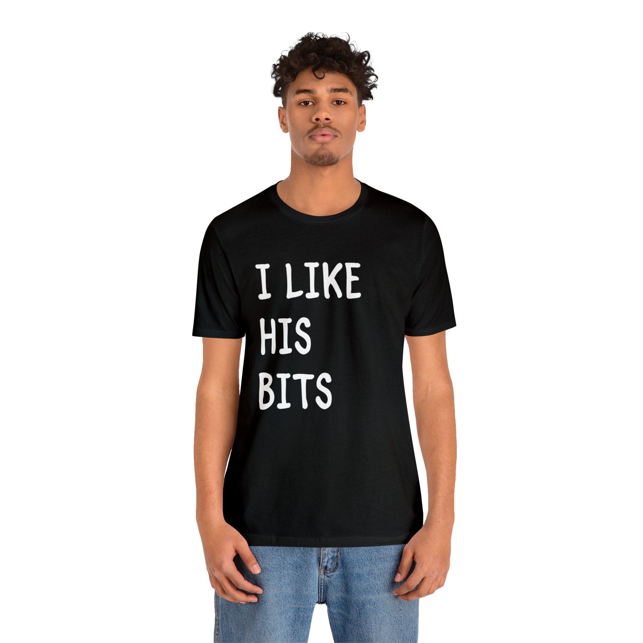 I Like His Bits Deluxe Unisex Tee