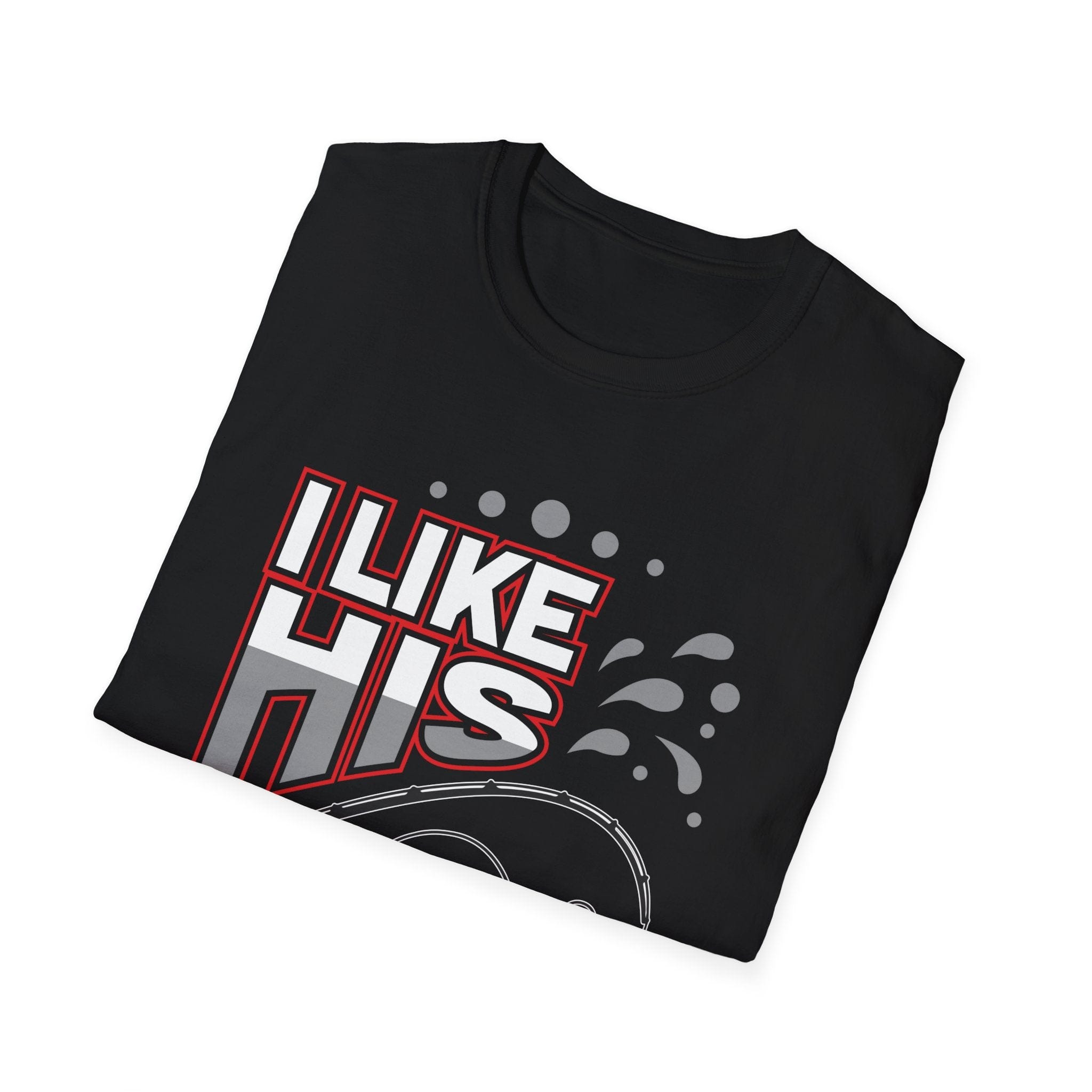 I Like His Pole | Deluxe Black Tee