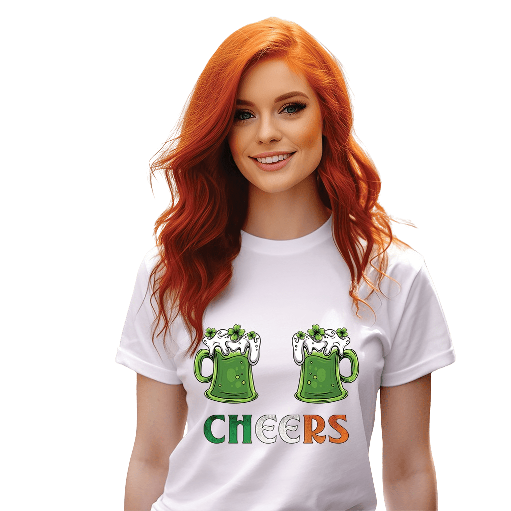 I Love Your Jugs & Cheers White Tees Bundle