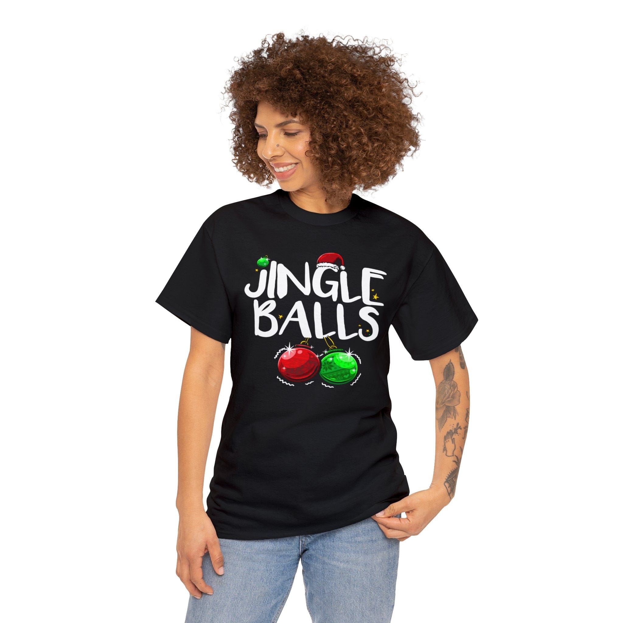 Jingle Balls | Deluxe Black Tee