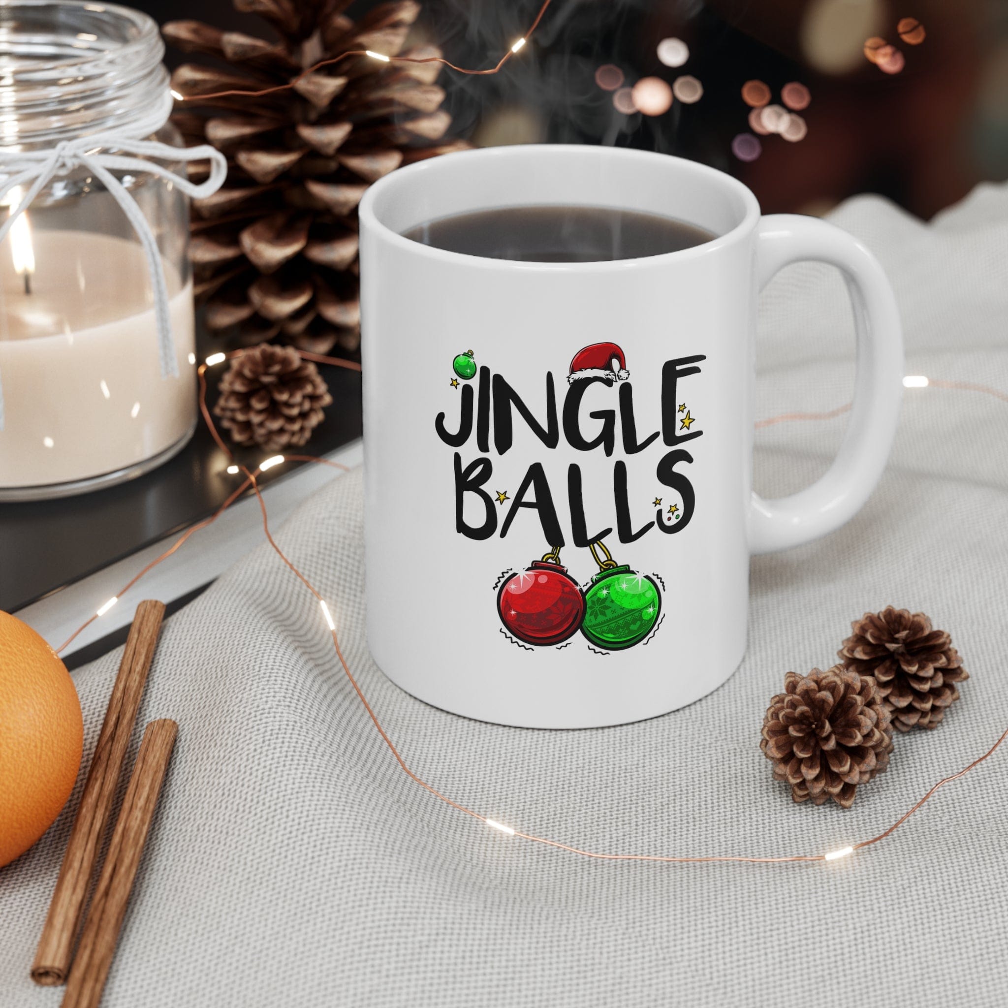 Jingle Balls Christmas Mug 11oz