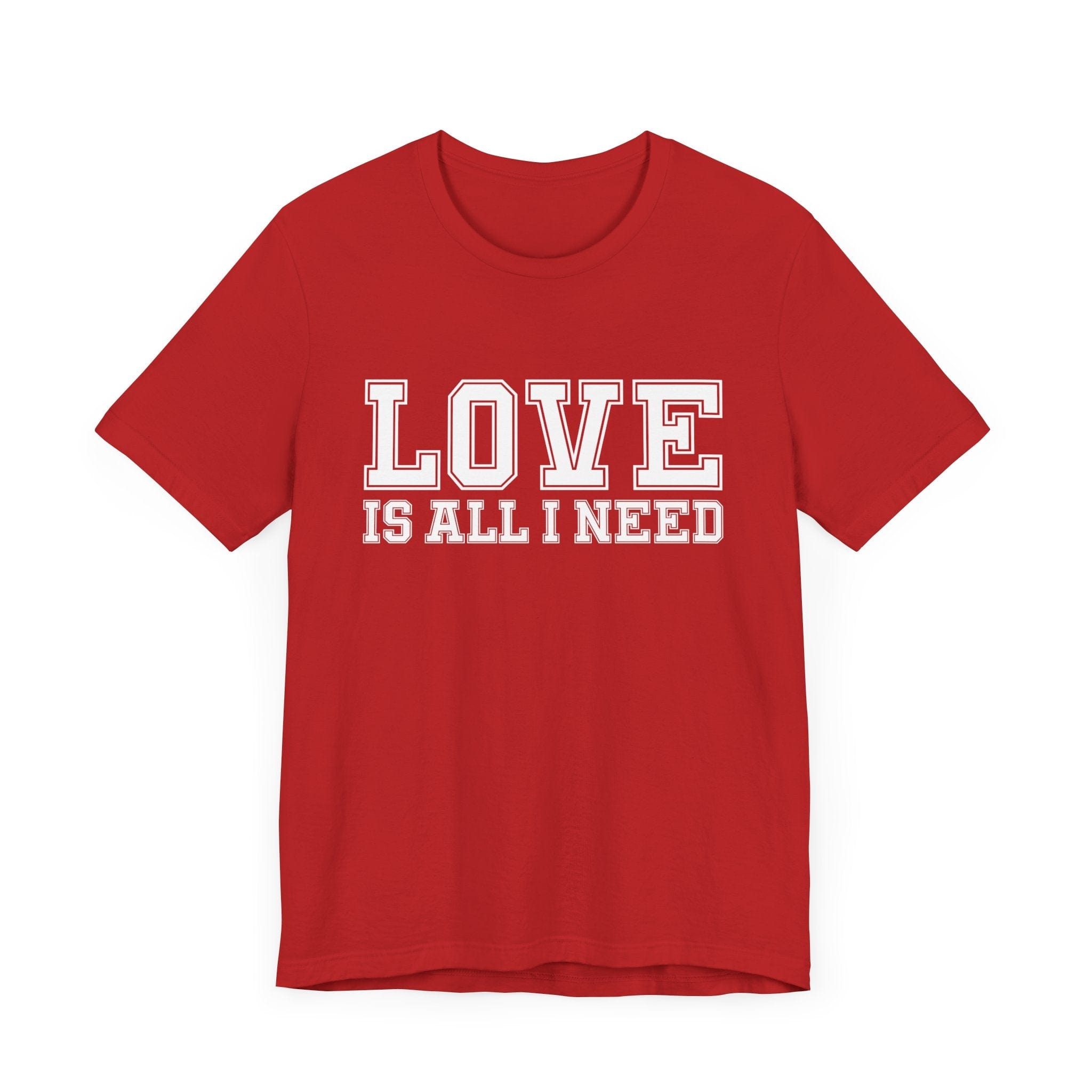 Love Is All I Need | Deluxe Red Tee