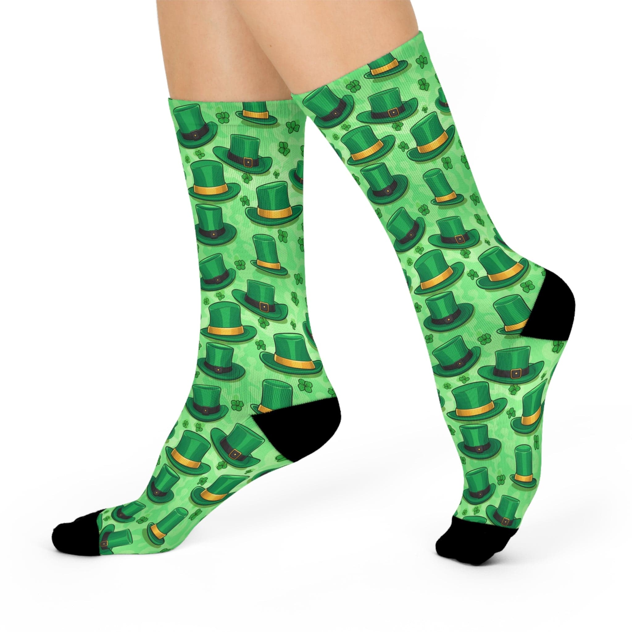 Lucky Hat Cushioned Crew Socks