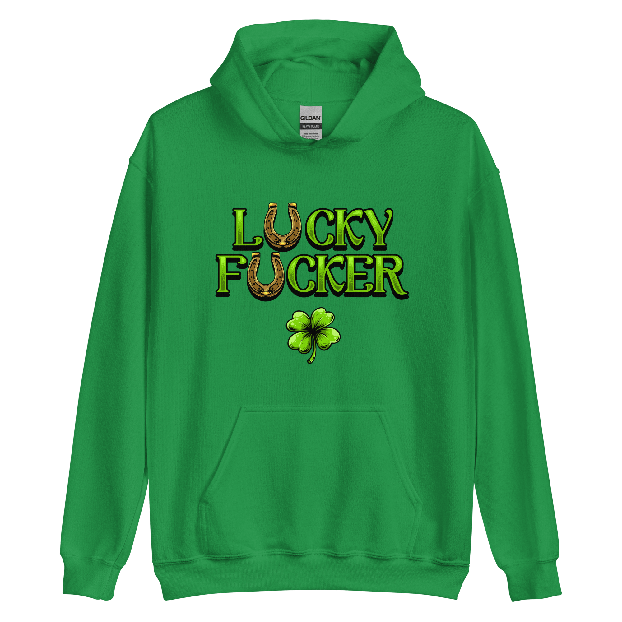 Lucky & Lucky F*ucker St Patricks day Drinking Hoodies