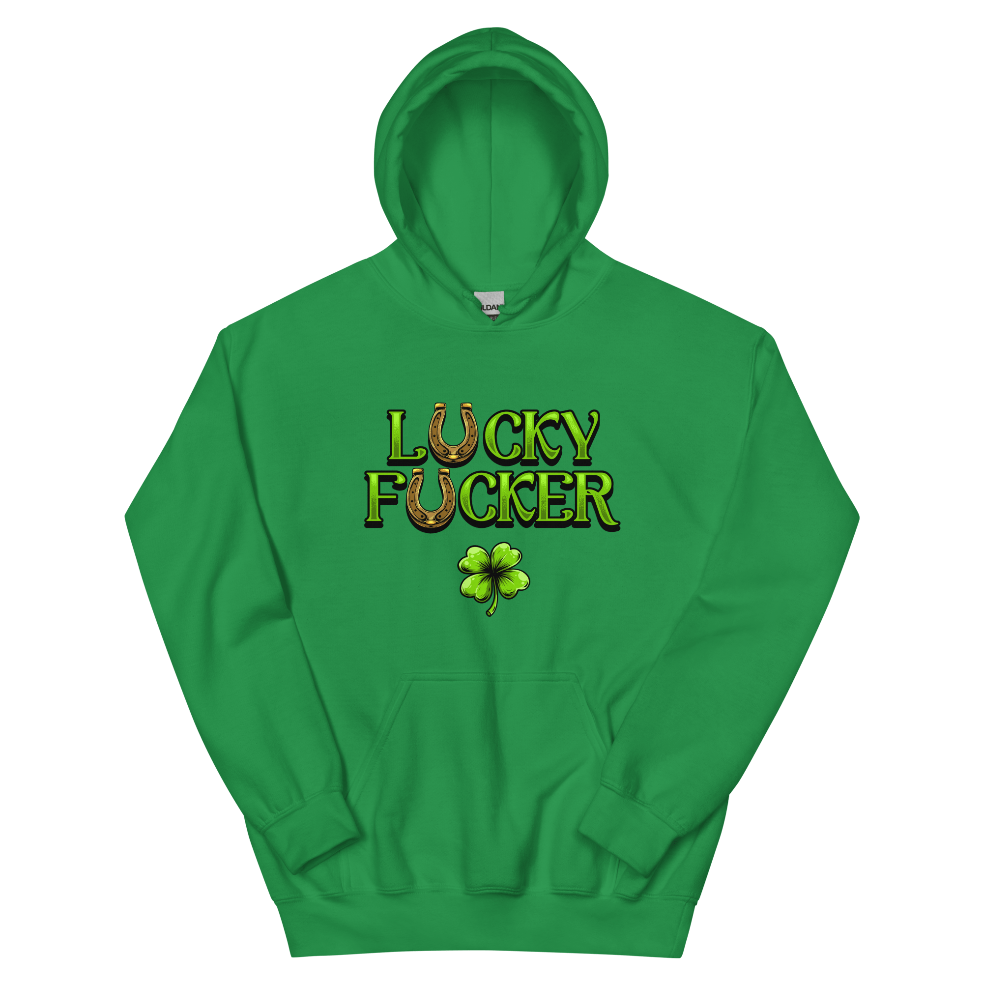 Lucky & Lucky F*ucker St Patricks day Drinking Hoodies