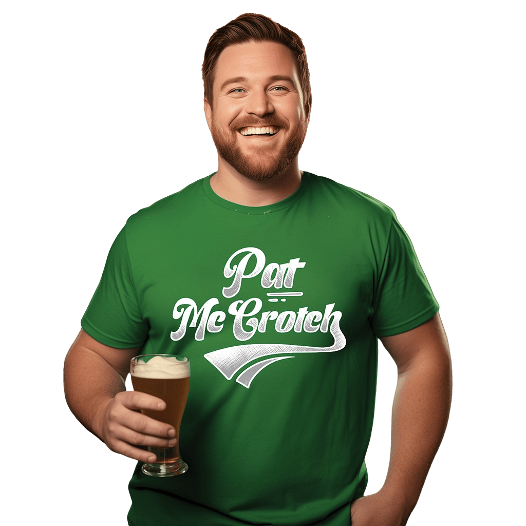 Pat Mccrotch & Tits McGee Green Drinking Shirts