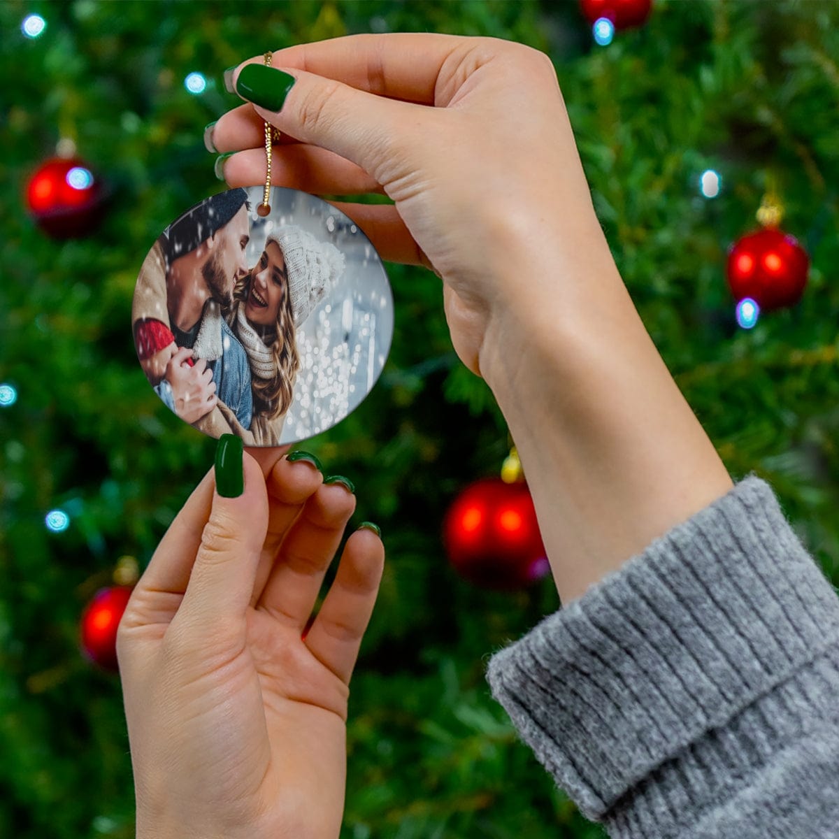 Personalized Christmas Photo Ornament