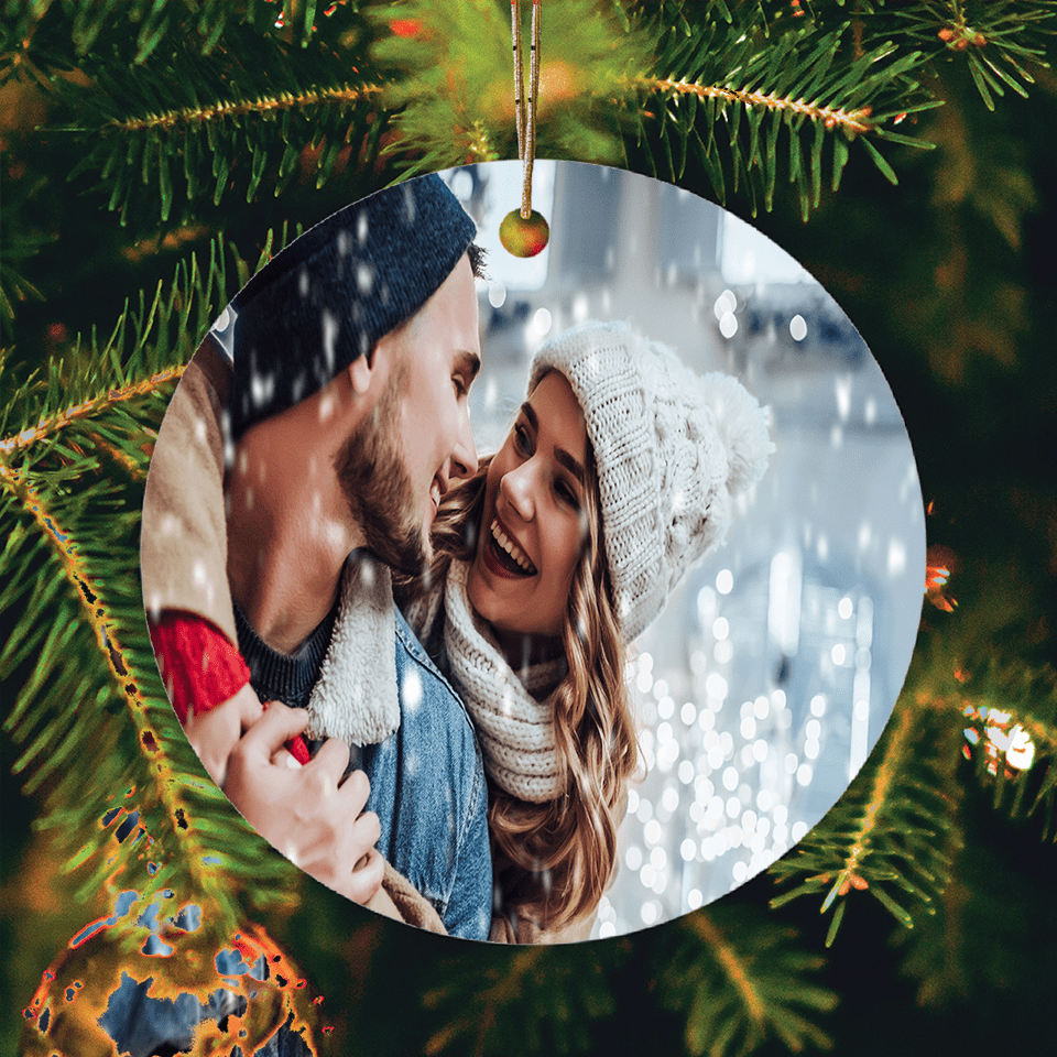 Personalized Christmas Photo Ornament