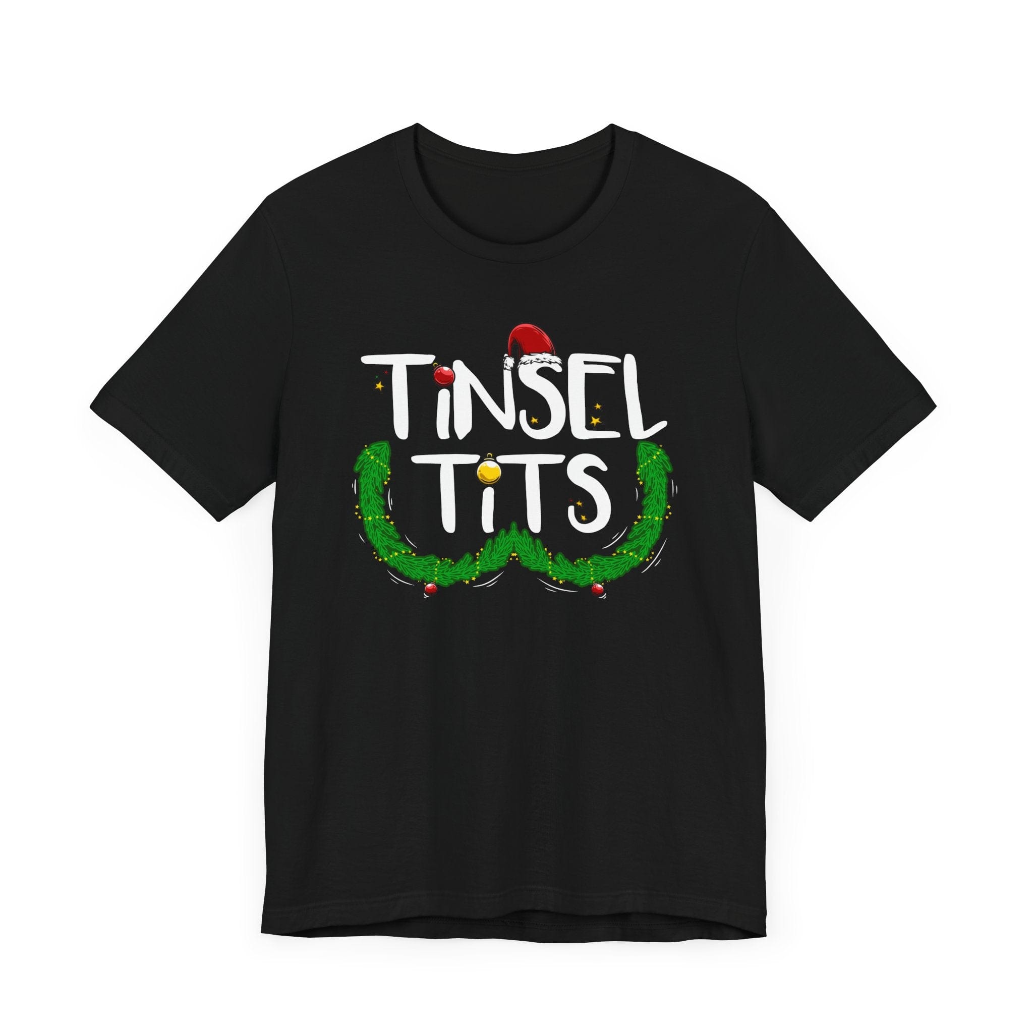 Tinsel Tits | Deluxe Black Tee