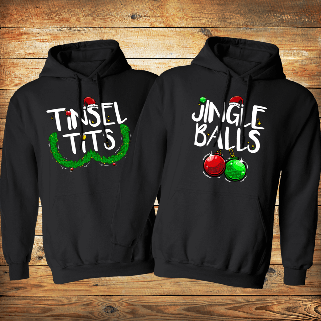 Tinsel Tits & Jingle Balls Holiday Hoodie Bundle